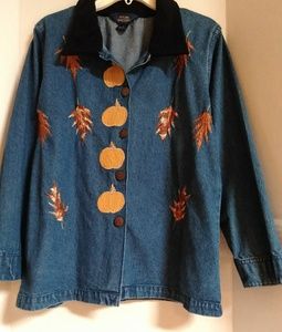 Natural Impressions Denim Shirt / Jacket Sz (M)